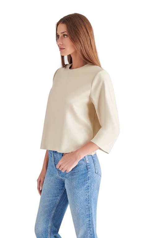 Steve Madden Dee Faux Leather Top