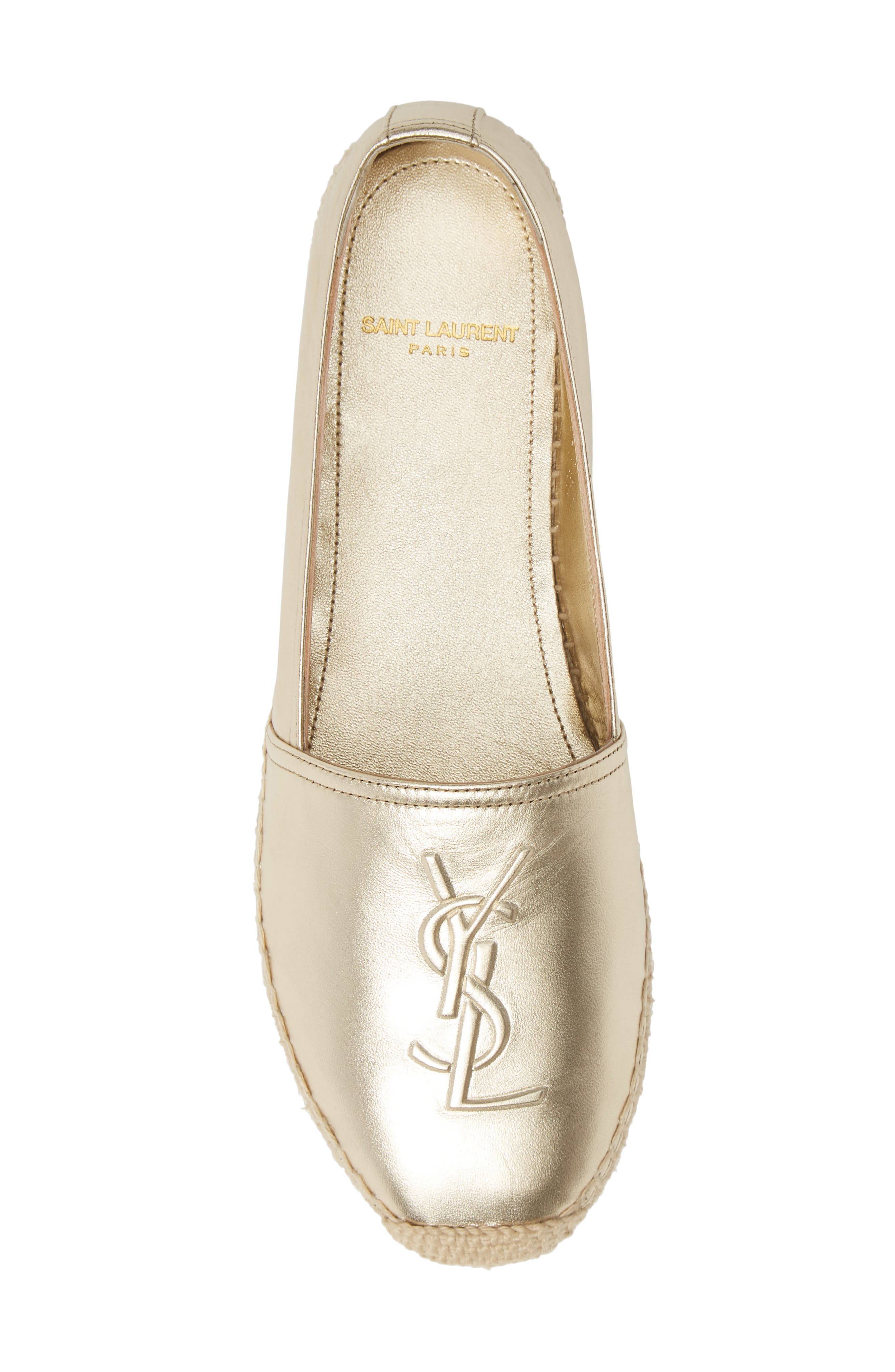 Logo Espadrille, Alternate, color, GOLD