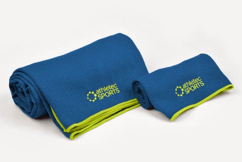 2-Piece Yoga Mat Towel and Hand Towel Set