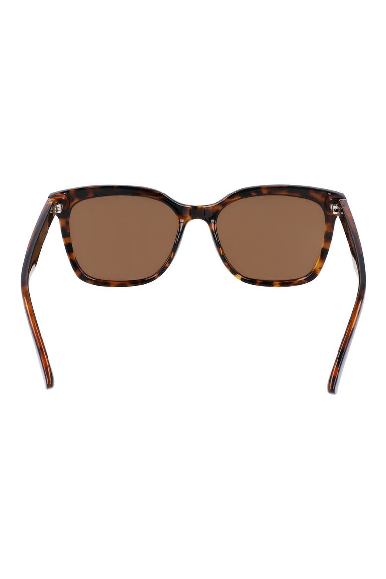 54mm Polarized Square Sunglasses, Alternate, color, TORTOISE