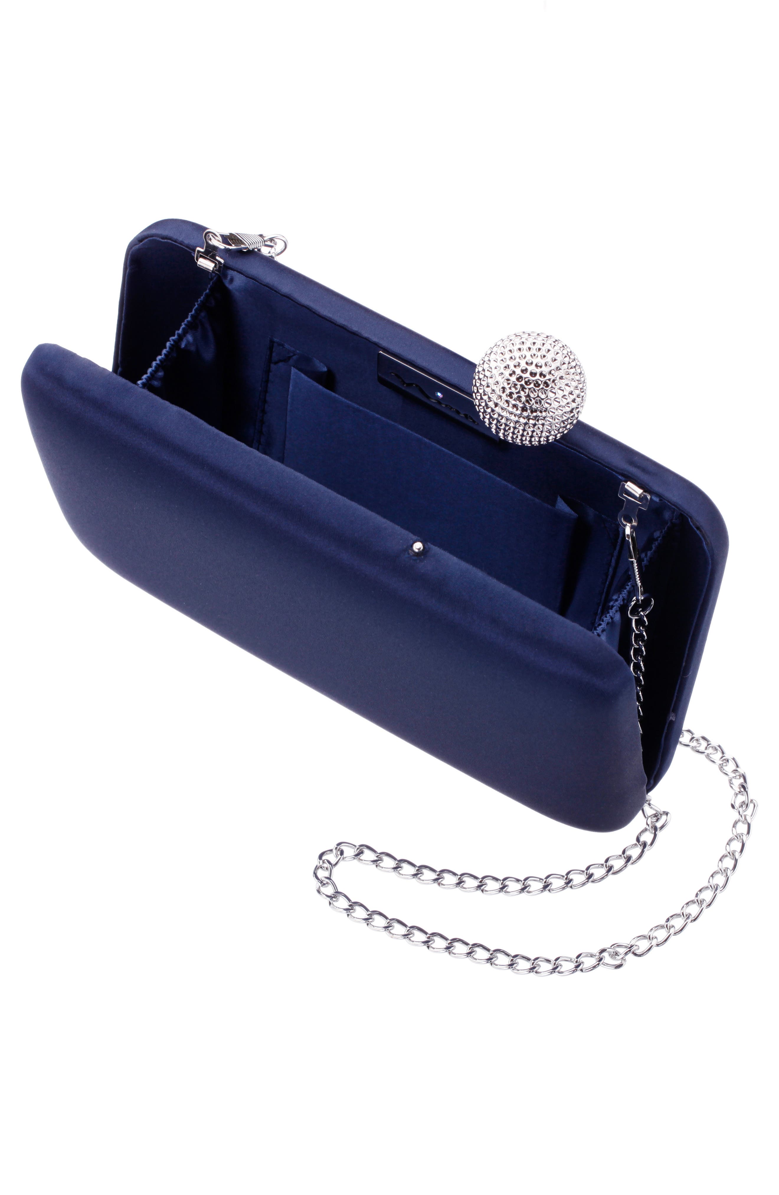 Nina Kimberly Clutch, Alternate, color, New Navy