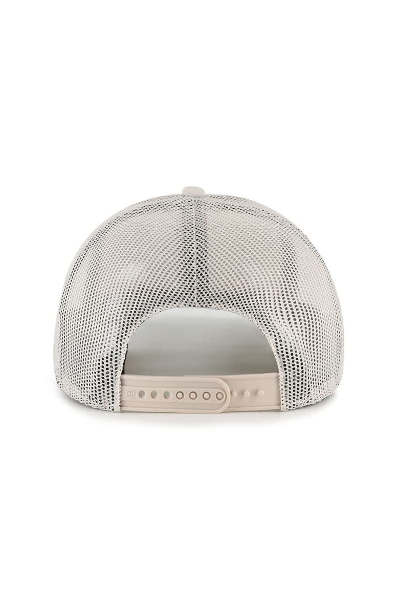 '47 Men's '47 Cream Los Angeles Dodgers Gravestone Adjustable Trucker Hat, Alternate, color, Cream