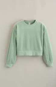 Treasure & Bond Kids' Cozy Waffle Sweatshirt