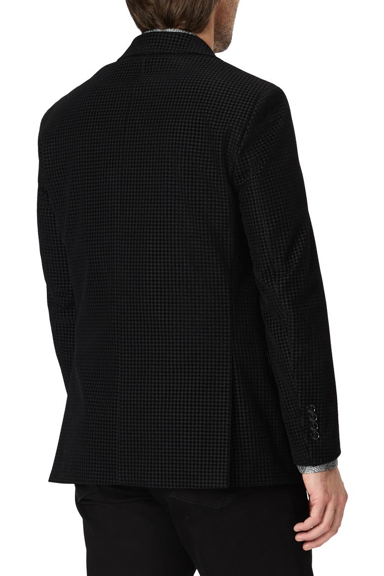 Somerton Houndstooth Woven Sport Coat, Alternate, color, BLACK