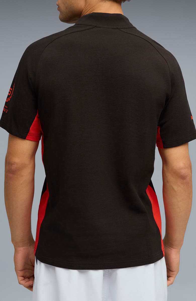 PUMA Regular Fit Formula 1<sup
®</sup
75 Years Graphic Polo, Alternate, color, Puma Black