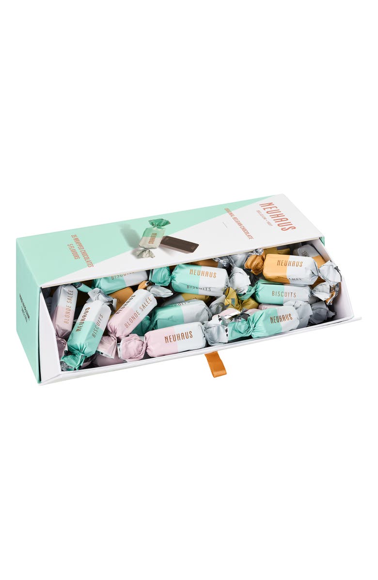 NEUHAUS Belgian Chocolate Moments 35-Piece Gift Box, Alternate, color, Teal
