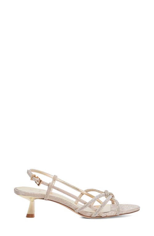 Dune London Milas Slingback Sandal In Silver