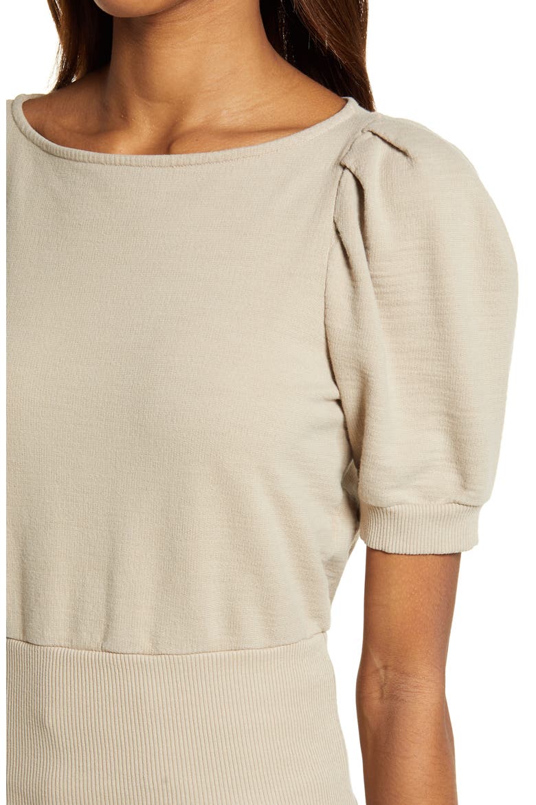 Walker Puff Sleeve Top, Alternate, color, DRY DUST