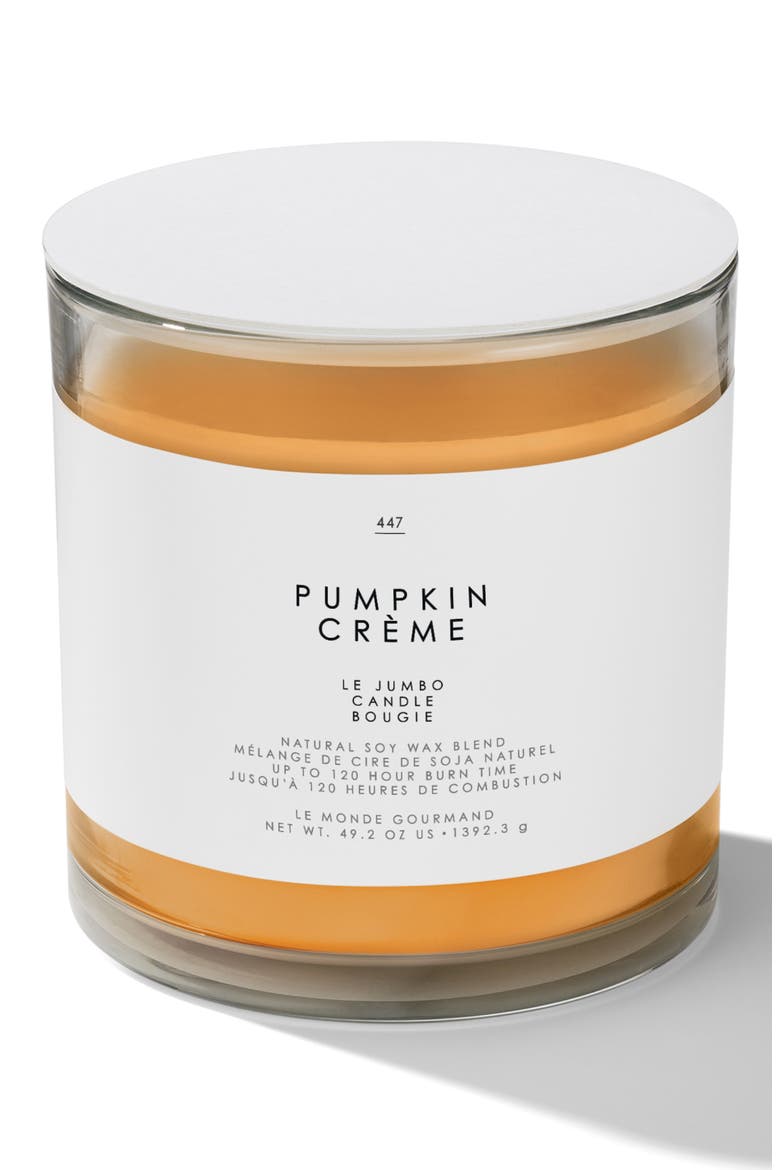 Pumpkin Épicée Jumbo Scented Candle, Main, color, NO COLOR