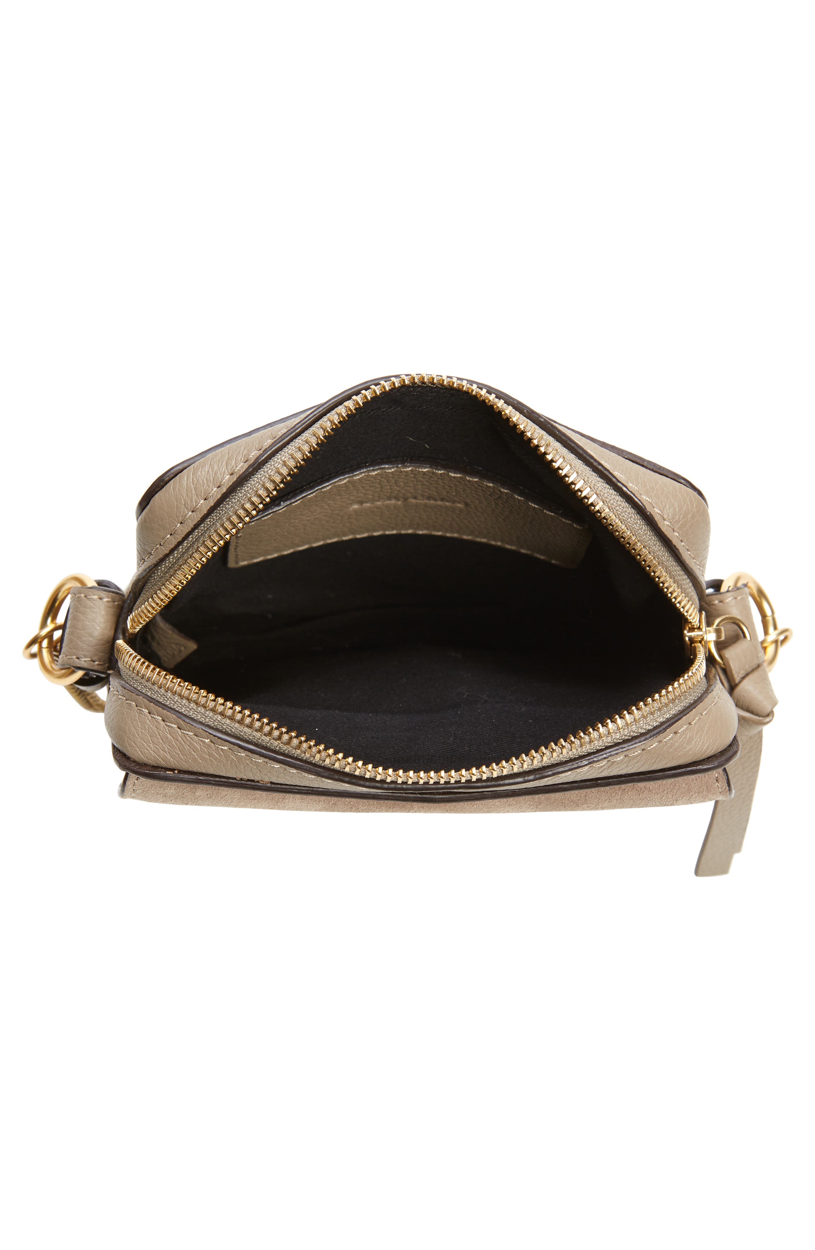 See by Chloé Small Joan Suede & Leather Crossbody Bag, Alternate, color, 