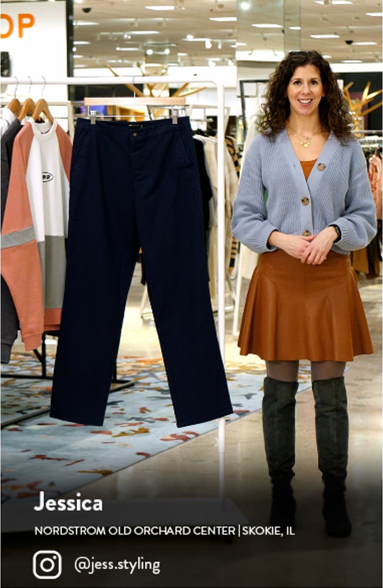 Relaxed Stretch Cotton Chino Pants, sales video thumbnail