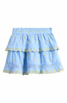 Vintage Havana Kids' Tiered Ruffle Miniskirt