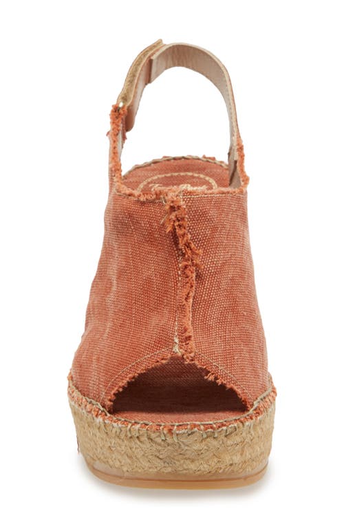 Toni Pons 'lugano' Espadrille Wedge Sandal In Brandy Fabric