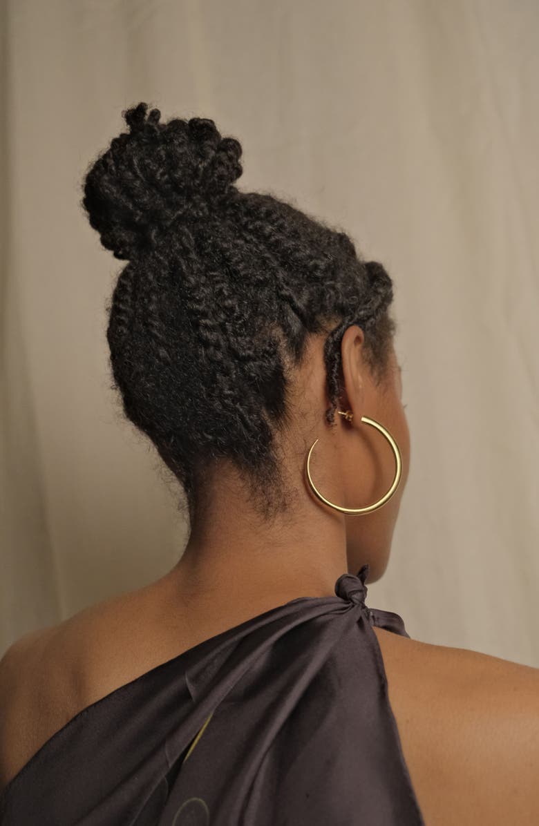 Khiry Khartoum Tapered Hoop Earrings, Alternate, color, 