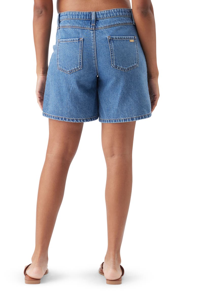 Ripe Maternity Dion Denim Maternity Shorts, Alternate, color, Classic Wash
