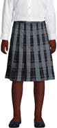 Lands' End School Uniform Girls Plaid Pleated Skirt Below the Knee