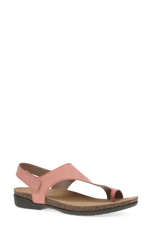 Dansko Reece Sandal In Rose Nubuck
