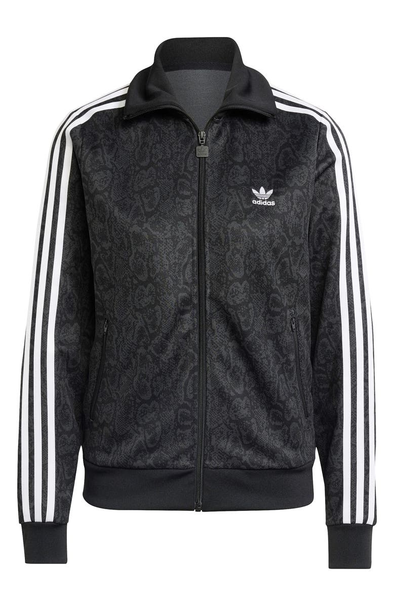 adidas Originals Firebird Snakeskin Print Recycled Polyester Track Jacket, Alternate, color,
