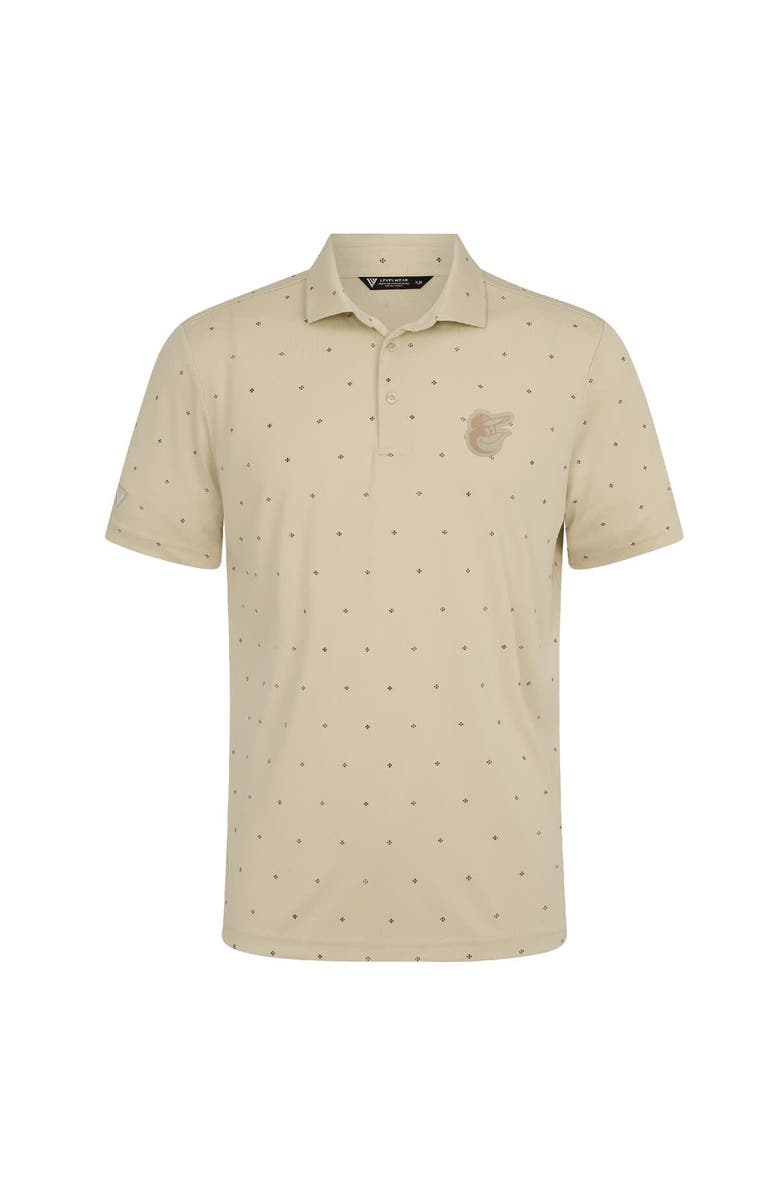 LEVELWEAR Men's Levelwear  Cream Baltimore Orioles Vision Polo, Alternate, color, Cream