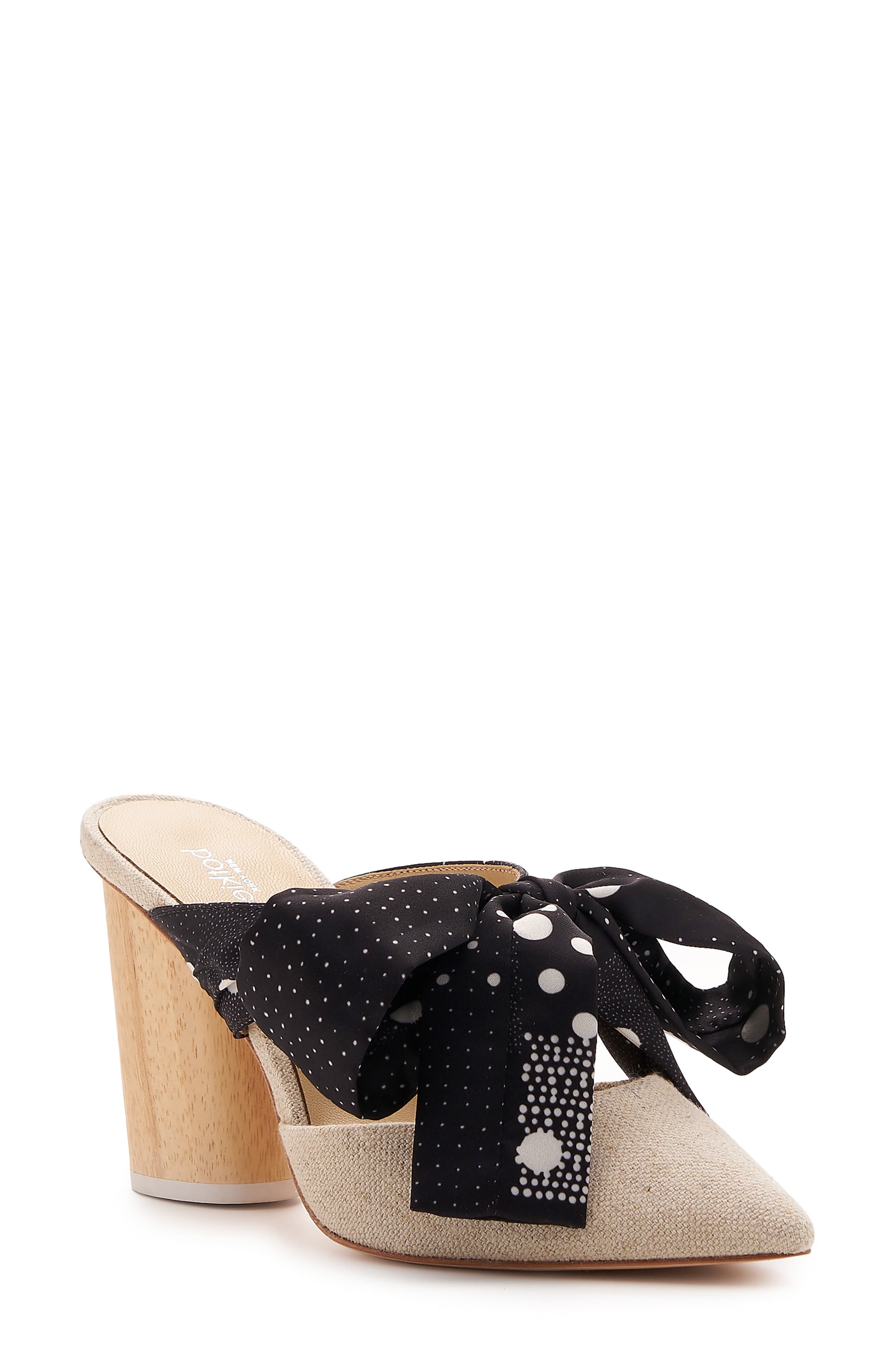 Botkier Hampton Bow Pointy Toe Mule, Main, color, 