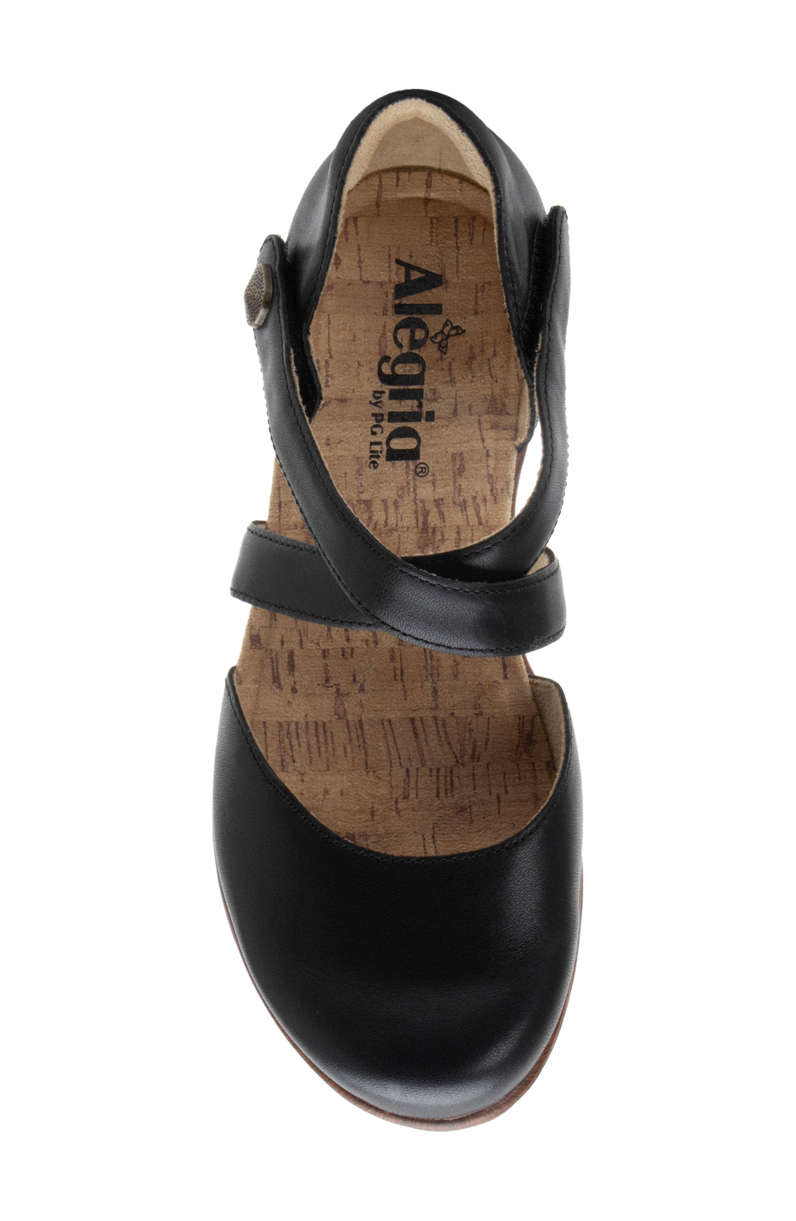 Alegria by PG Lite Savina Platform Pump, Alternate, color, Coal