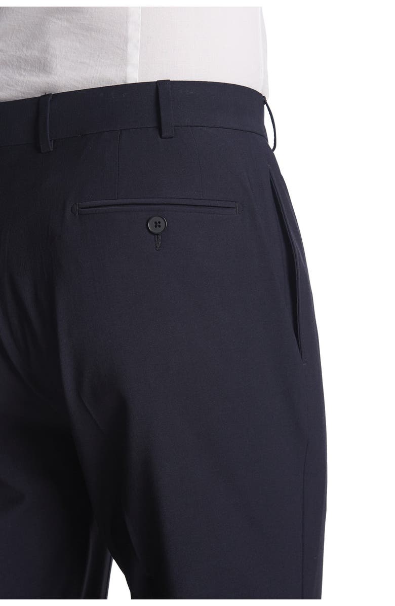 Calvin Klein Navy Solid Two Button Notch Lapel Suit, Alternate, color, 