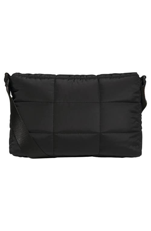 Adidas Originals Adidas Quilted Flap Crossbody Bag In Black