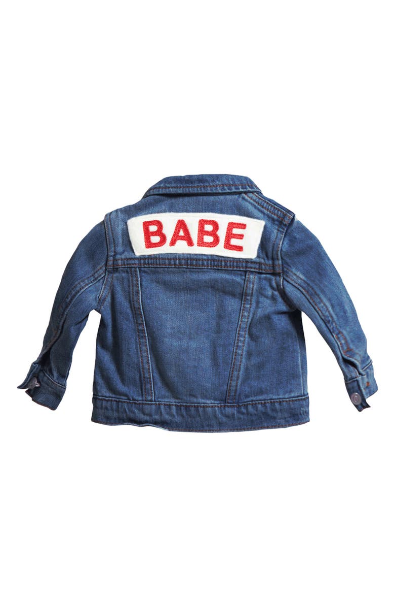 Ingrid & Isabel<sup>®</sup> Kids' Babe Denim Jacket, Alternate, color,