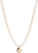 Nordstrom Beaded Charm Pendant Necklace