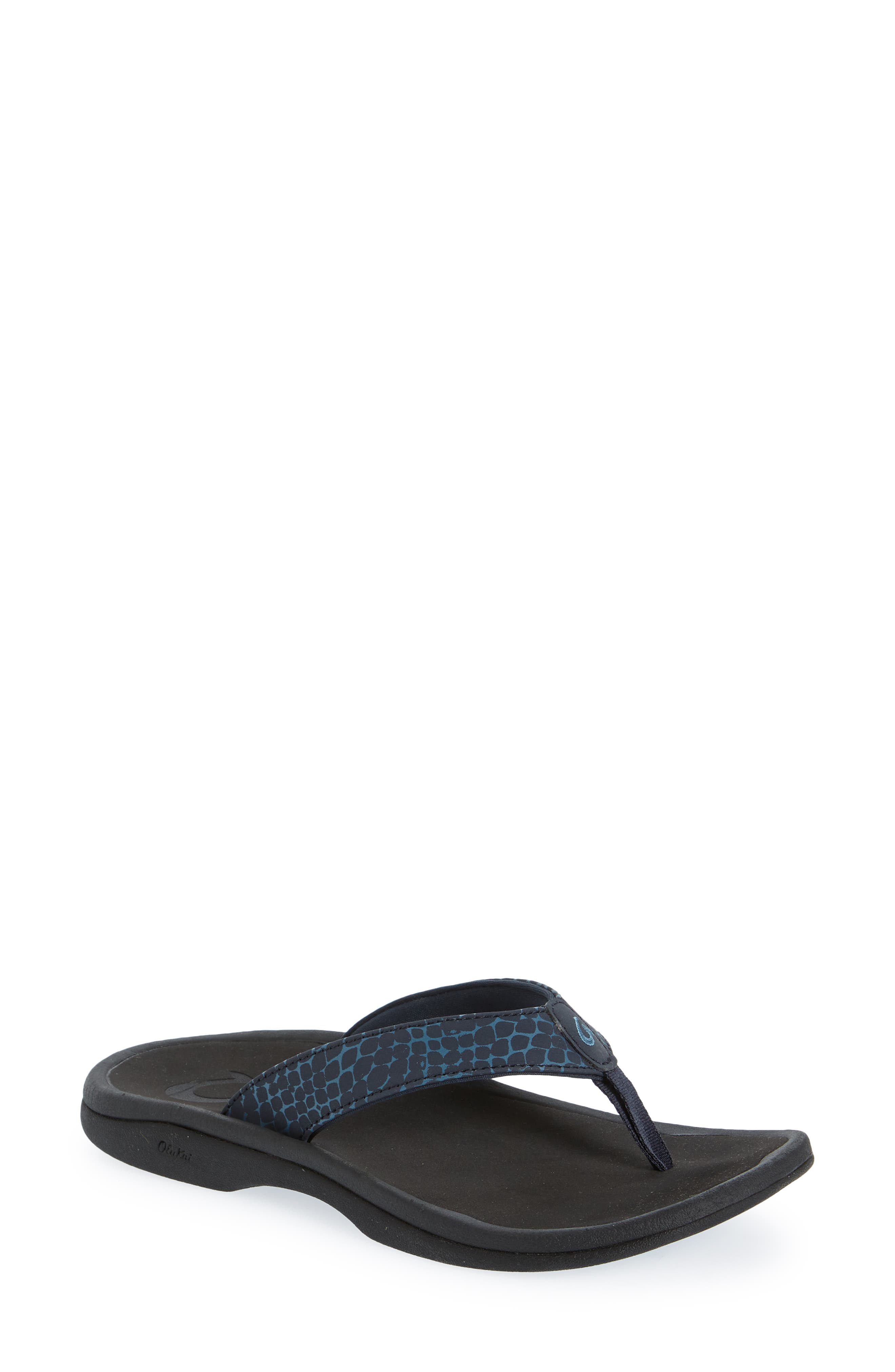 Ohana P'ai Flip Flop, Main, color, TRENCH BLUE