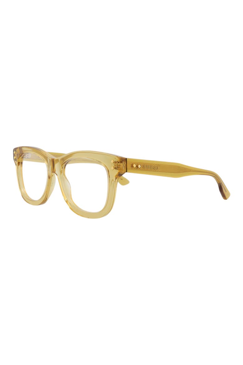 53mm Square Optical Glasses, Alternate, color, YELLOW YELLOW TRANSPARENT