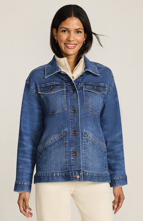 Oversized Denim Trucker Jacket