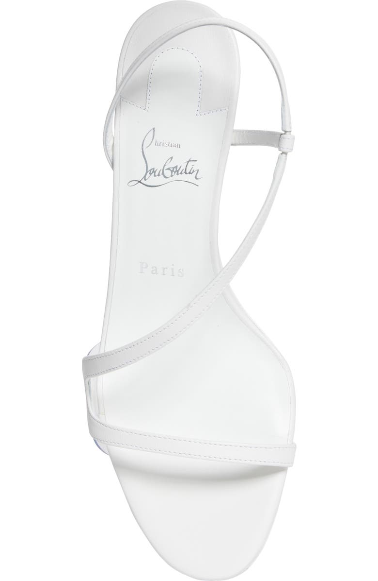 Christian Louboutin Rosalie Slingback Sandal, Alternate, color, Bianco