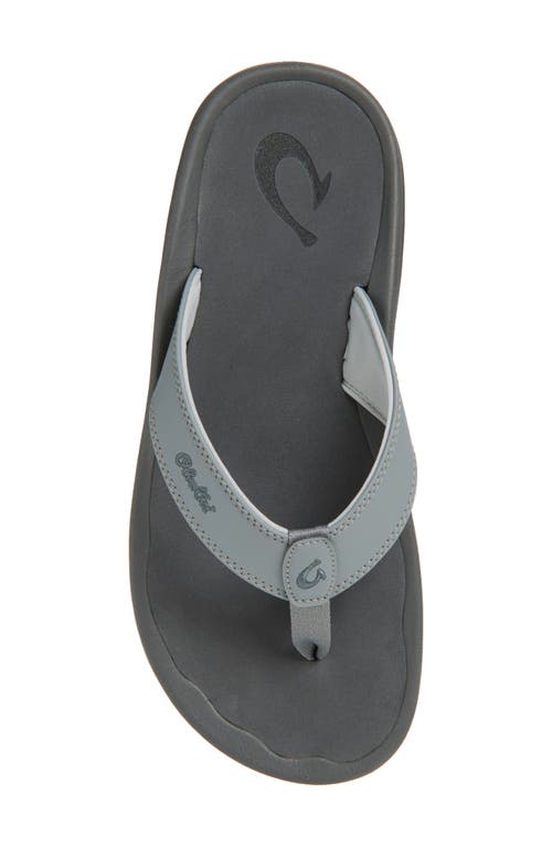Olukai Ohana Flip Flop In Gray