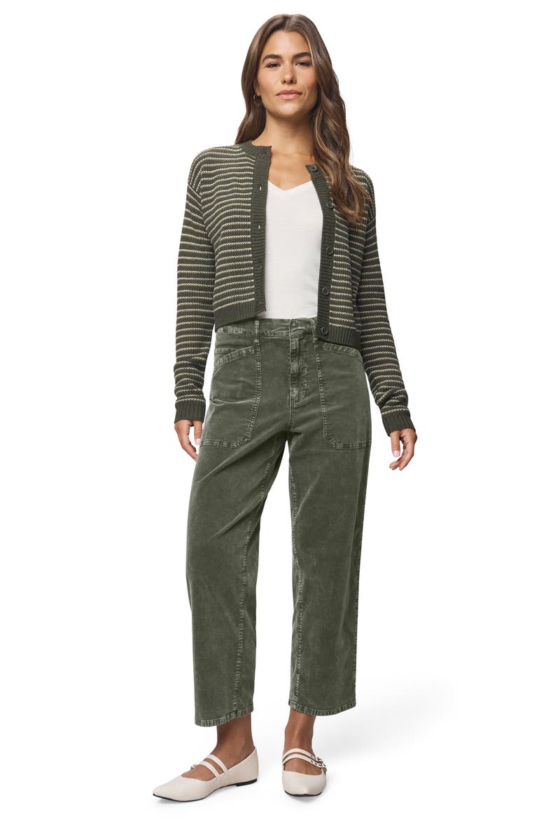Carissa Corduroy Pants, Alternate, color, GREEN SPRUCE