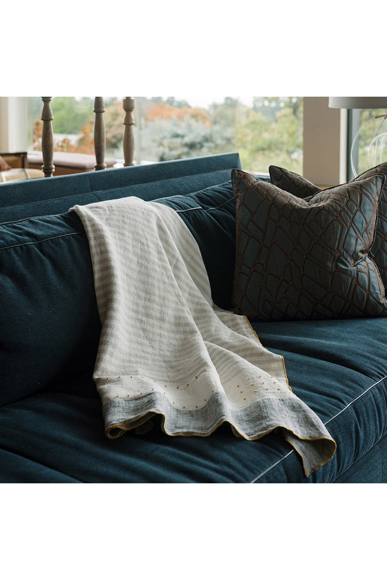 Ivory Throw Blanket, Alternate, color, Ivory