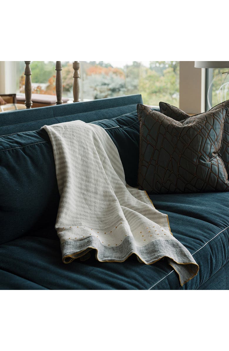 CG Hunter Ivory Throw Blanket, Alternate, color, Ivory