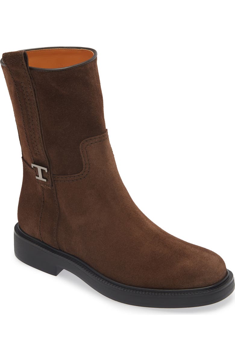 Tod's Logo Bootie, Main, color,