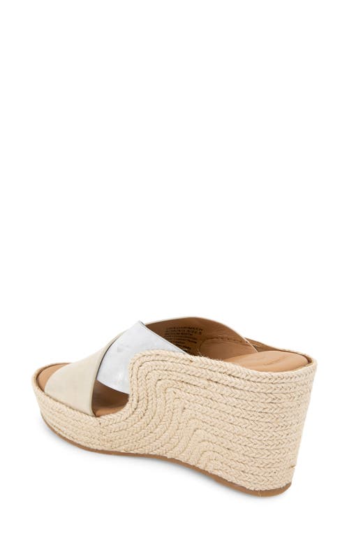Gentle Souls Porto Espadrille Platform Wedge Slide Sandal