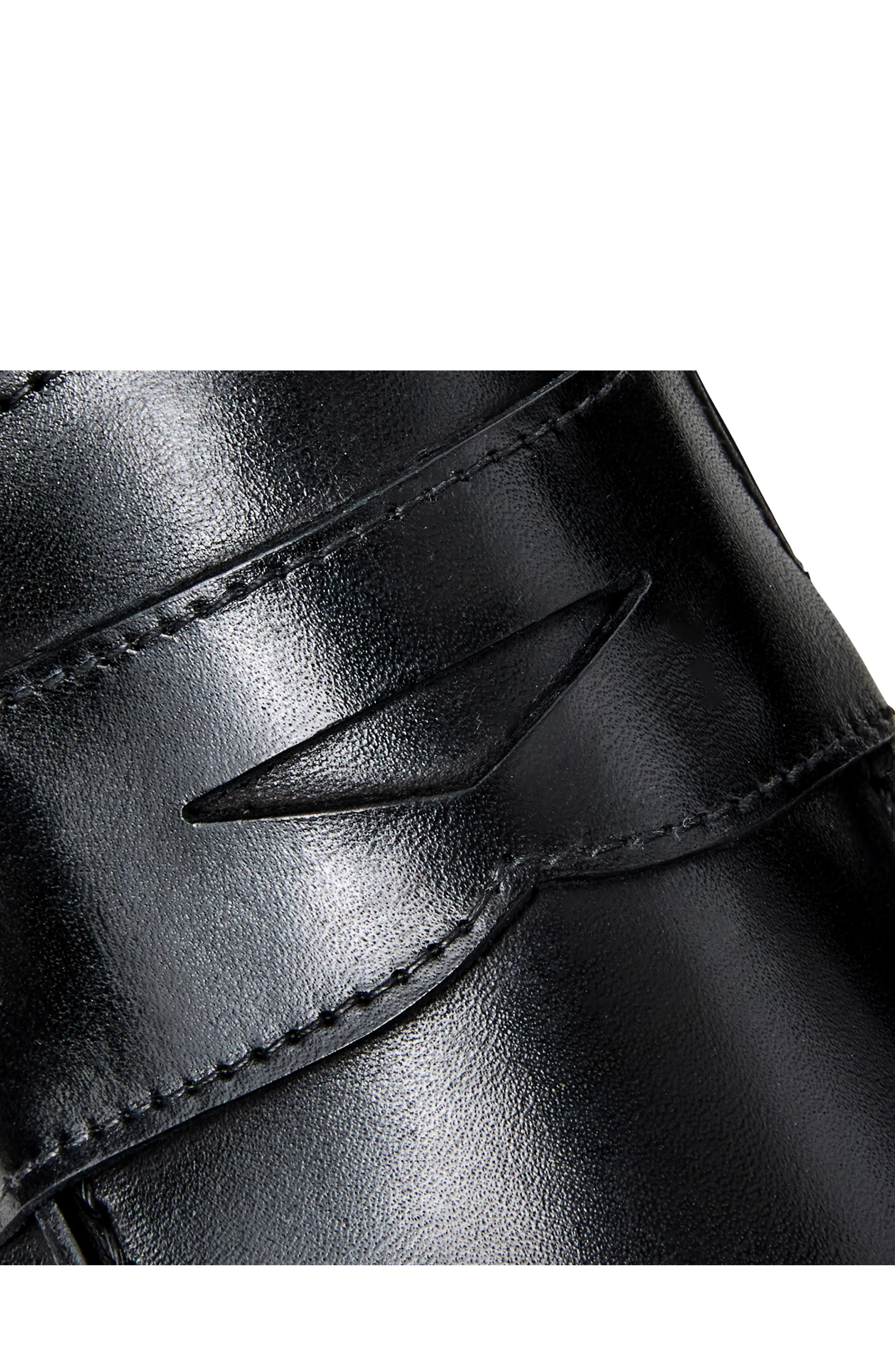 Bruno Magli Ettore Penny Loafer, Alternate, color, Black/ Black