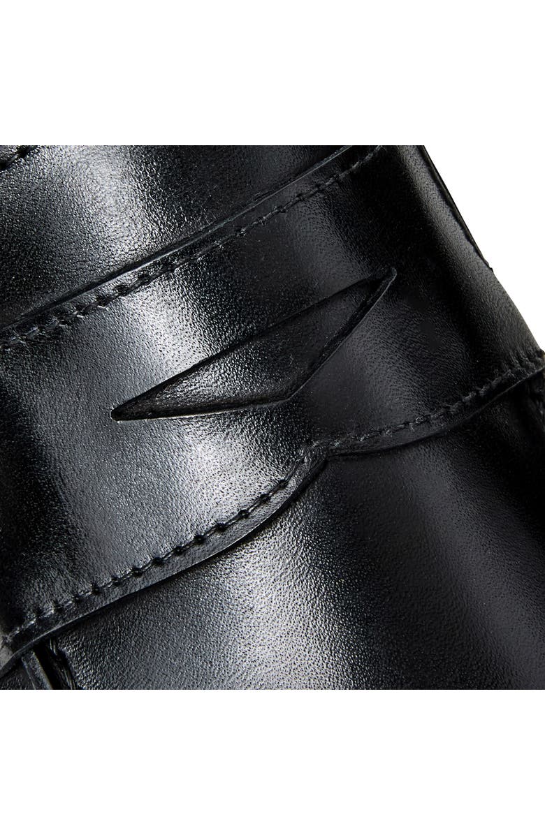 Bruno Magli Ettore Penny Loafer, Alternate, color, Black/ Black