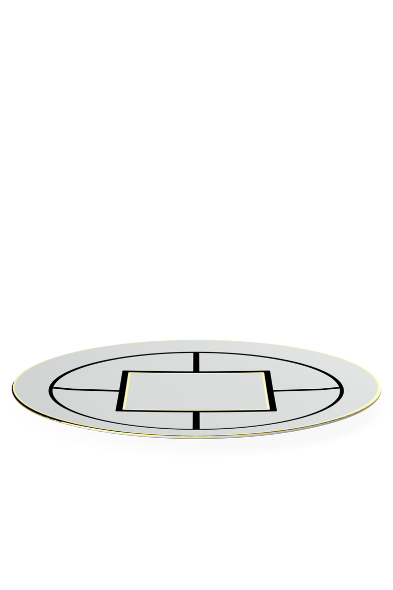 MetroChic Buffet Plate, Alternate, color, white