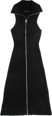 DELUC Paul Front Zip Knit Dress