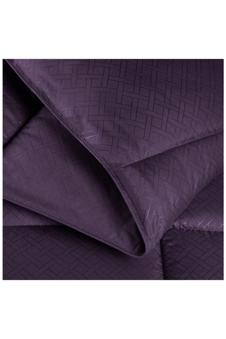 Reversible Down Alternative Comforter, Alternate, color, PLUM
