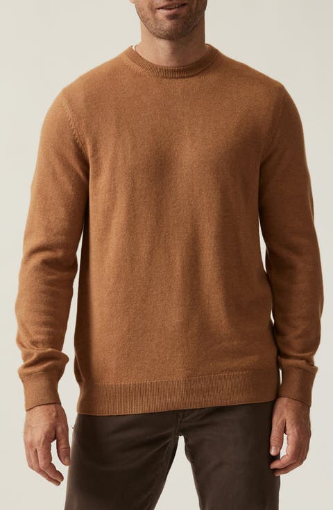 Cashmere, Silk & Wool Crewneck Sweater