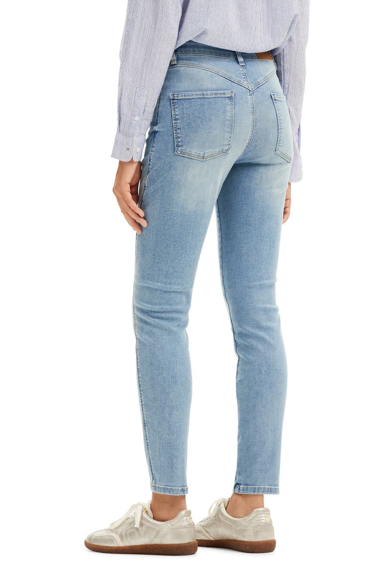 Push-Up Skinny Jeans, Alternate, color, BLUE