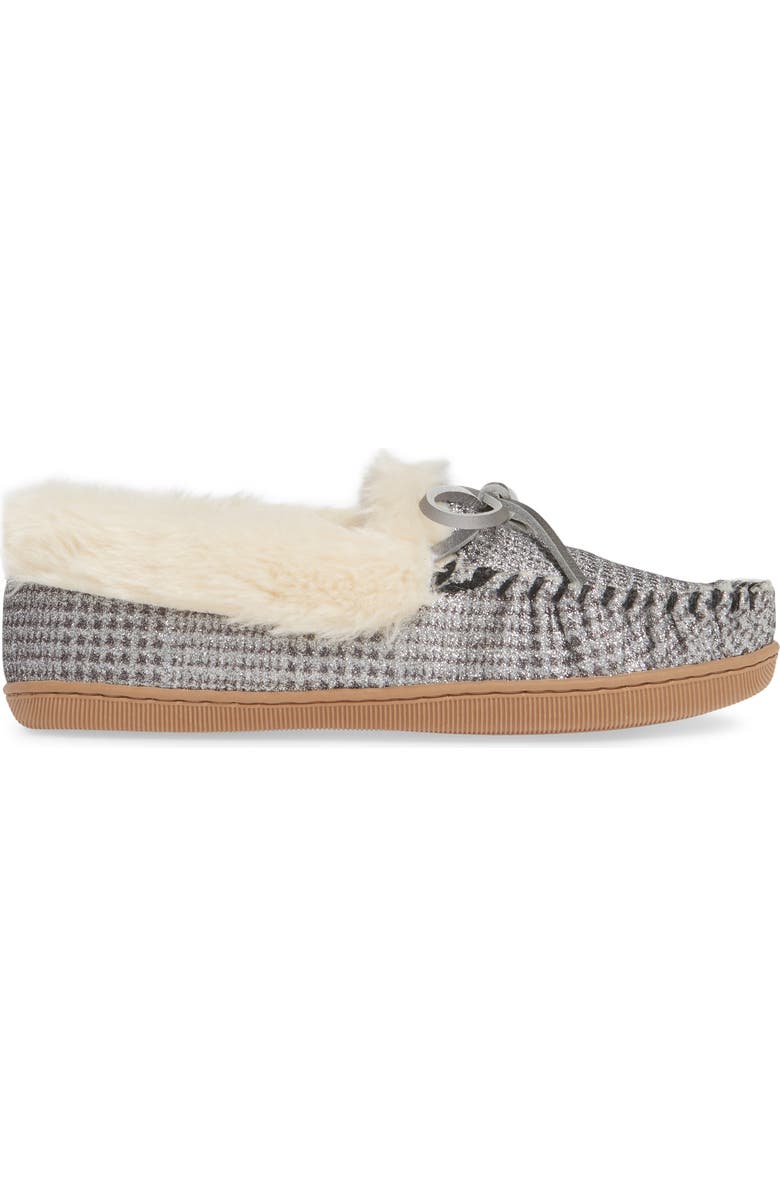 J.Crew Lodge Faux Shearling Lined Moccasin, Alternate, color,