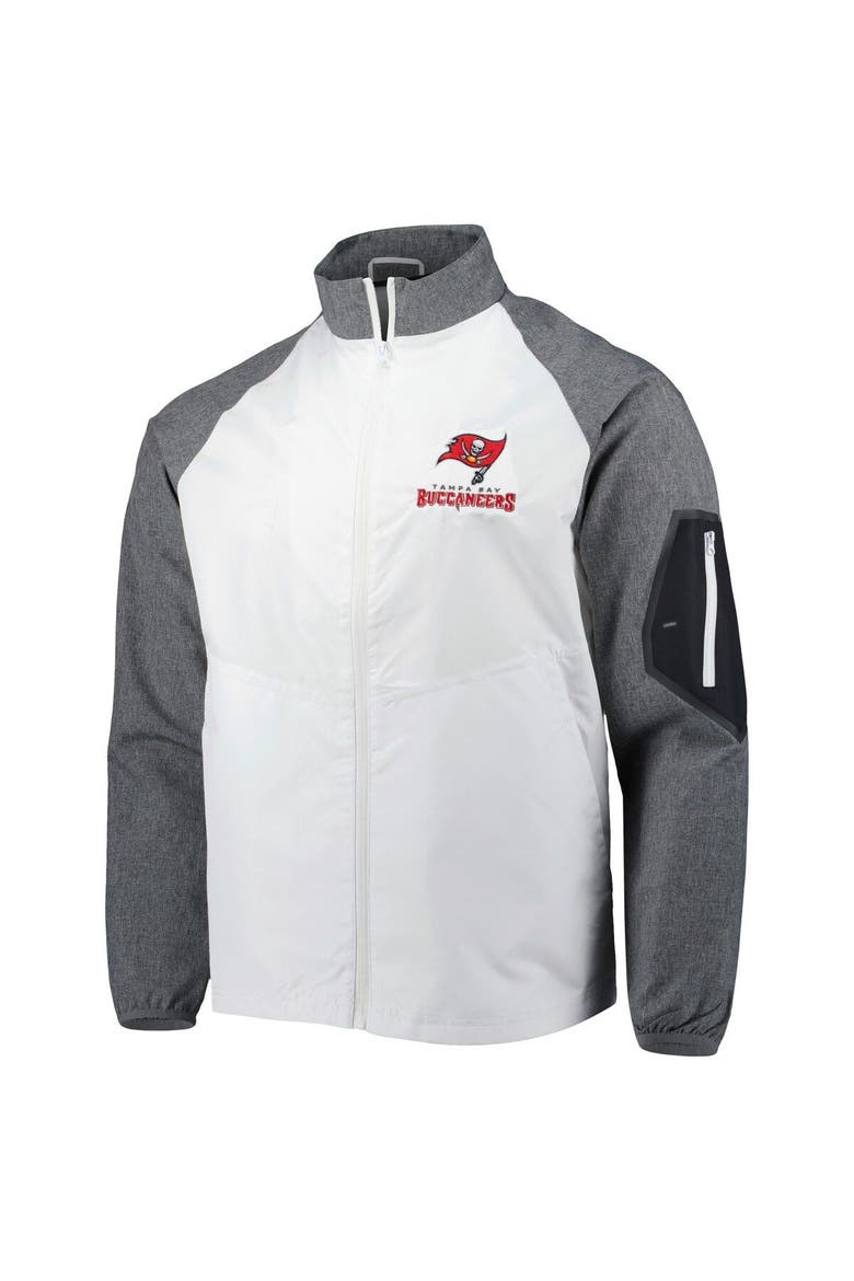 Men's Dunbrooke White Tampa Bay Buccaneers Hurricane Raglan Full-Zip Windbreaker Jacket, Alternate, color, White