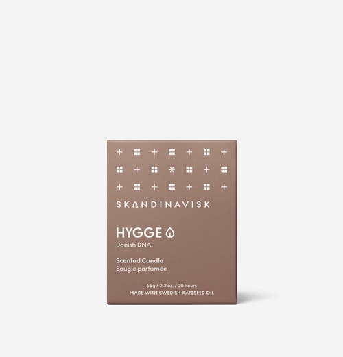 Skandinavisk Hygge Scented Candle 65g In Brown