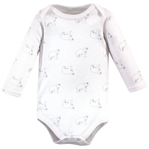 Hudson Baby Five-piece Collection Of Long-sleeve Cotton Bodysuits In Multi